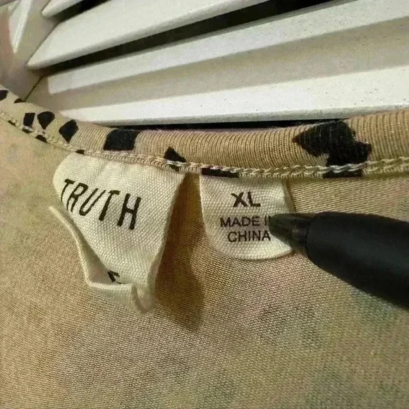 Truth + Style Regular Printed Knit Bubble Hem Dress Size XL A399241 - Picture 4 of 11